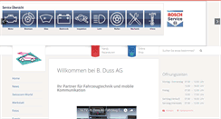 Desktop Screenshot of duss-ag.ch