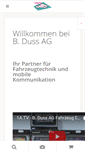 Mobile Screenshot of duss-ag.ch